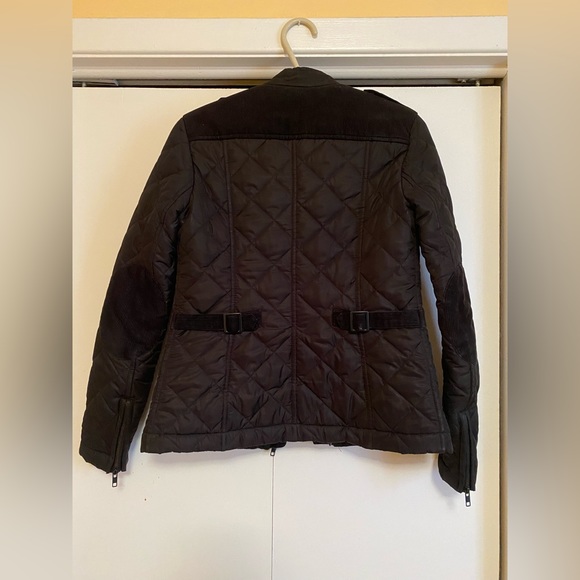 French Connection Black Quilted Jacket - Picture 2 of 4